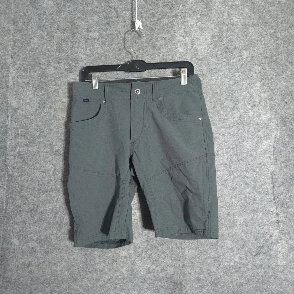 KUHL Renegade Shorts Mens 30 Gray Ripstop Hiking Technical Outdoor Active 10in